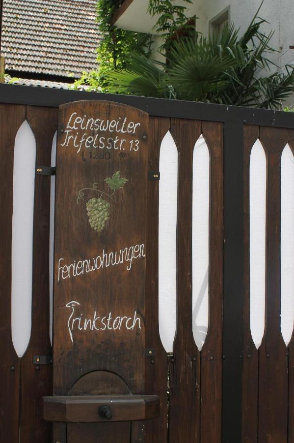Feriengut Zum Trinkstorch Daire Leinsweiler Dış mekan fotoğraf
